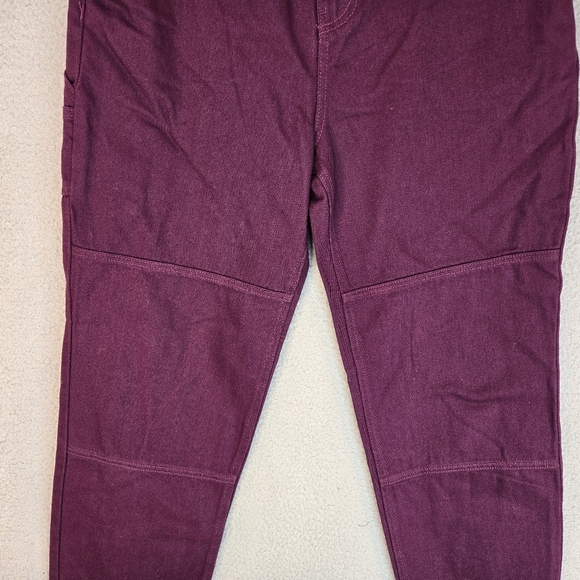 BP. + Wildfang Womens Jeans Sz 8 Purple Denim Utility Cargo Slight Barrel Leg - Picture 3 of 11